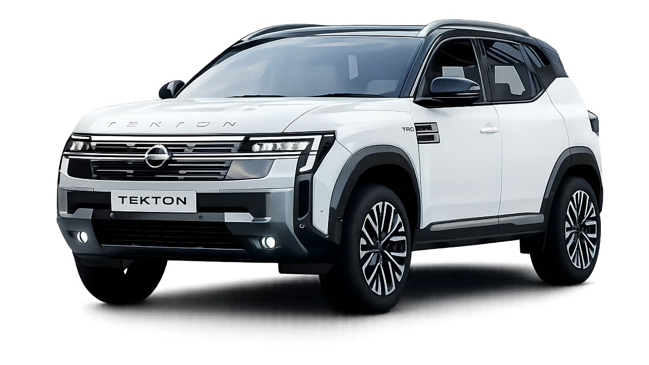 Pearl White Nissan Tekton